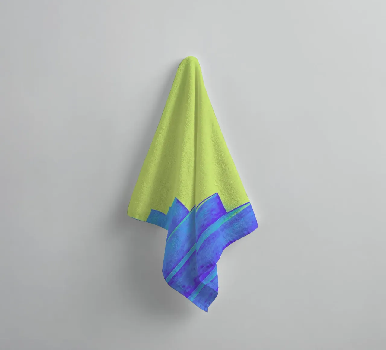 Santorini towel by Xchange Art Studio