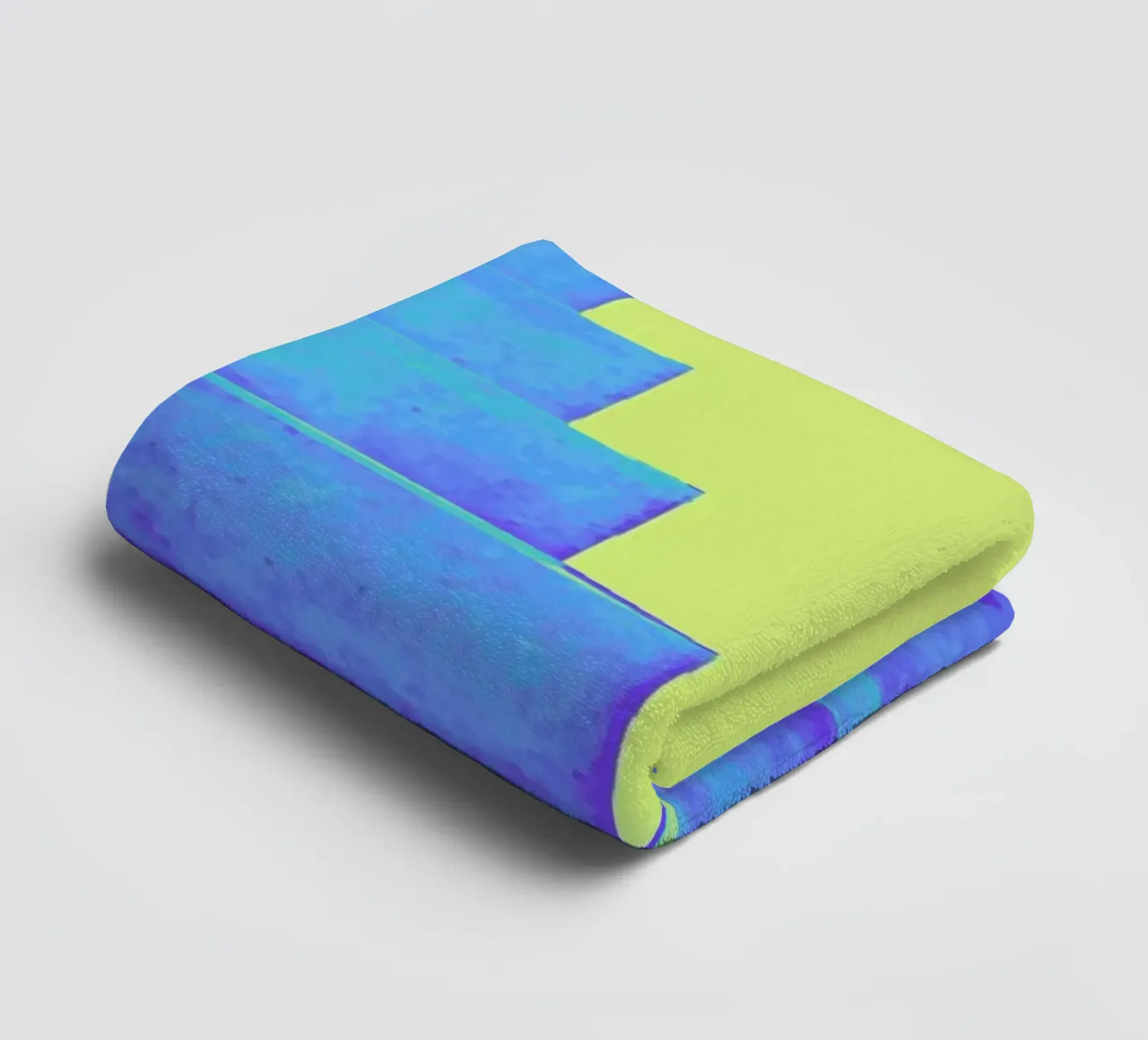 Santorini towel by Xchange Art Studio