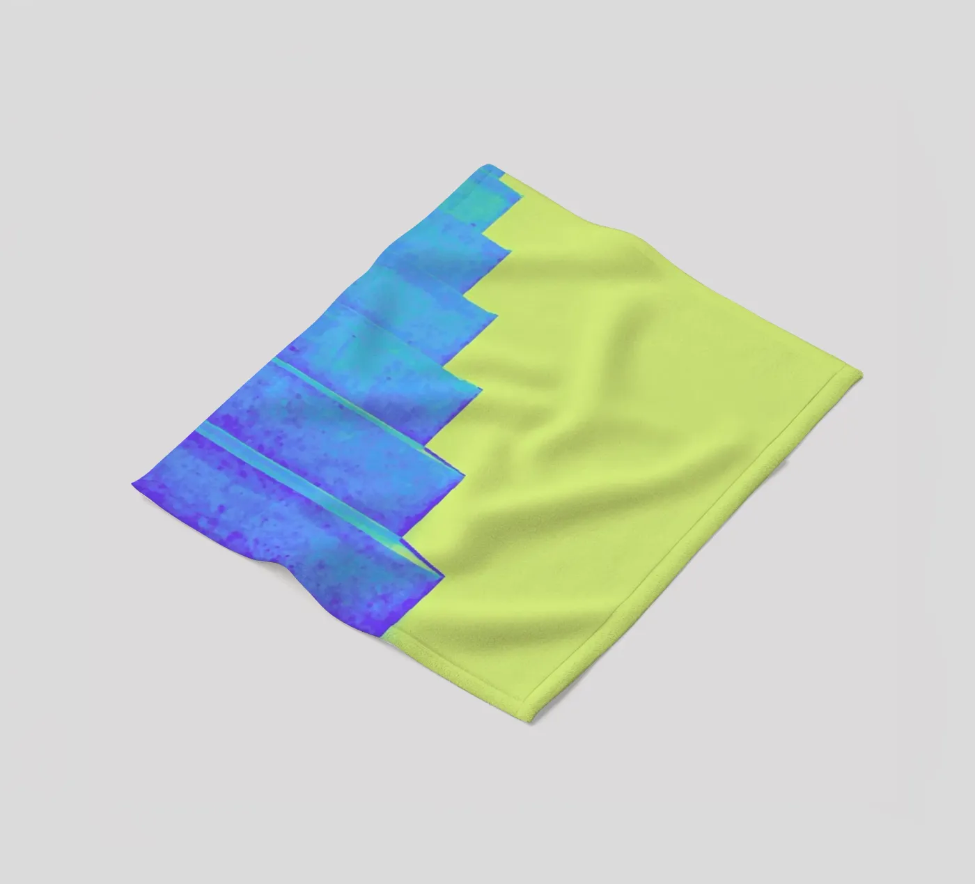 Santorini Fleecedecke von Xchange Art Studio
