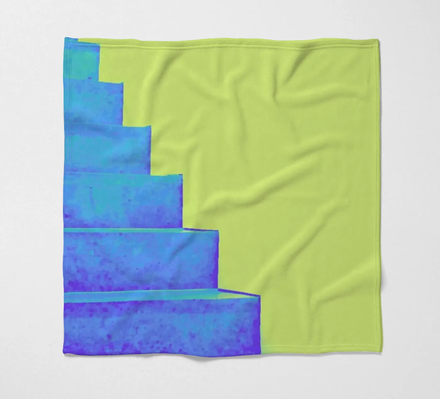 Santorini Fleecedecke von Xchange Art Studio