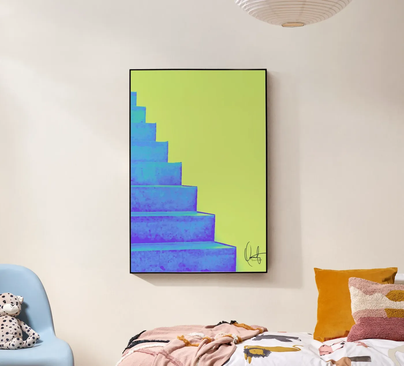 Santorini plexiglas de Xchange Art Studio