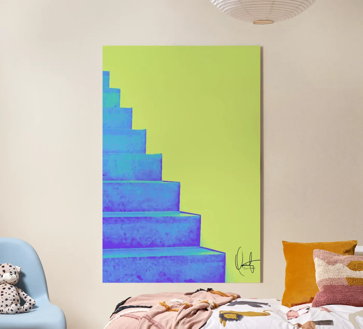 Santorini plexiglas de Xchange Art Studio