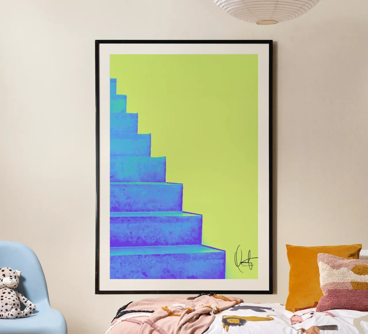 Santorini poster da Xchange Art Studio