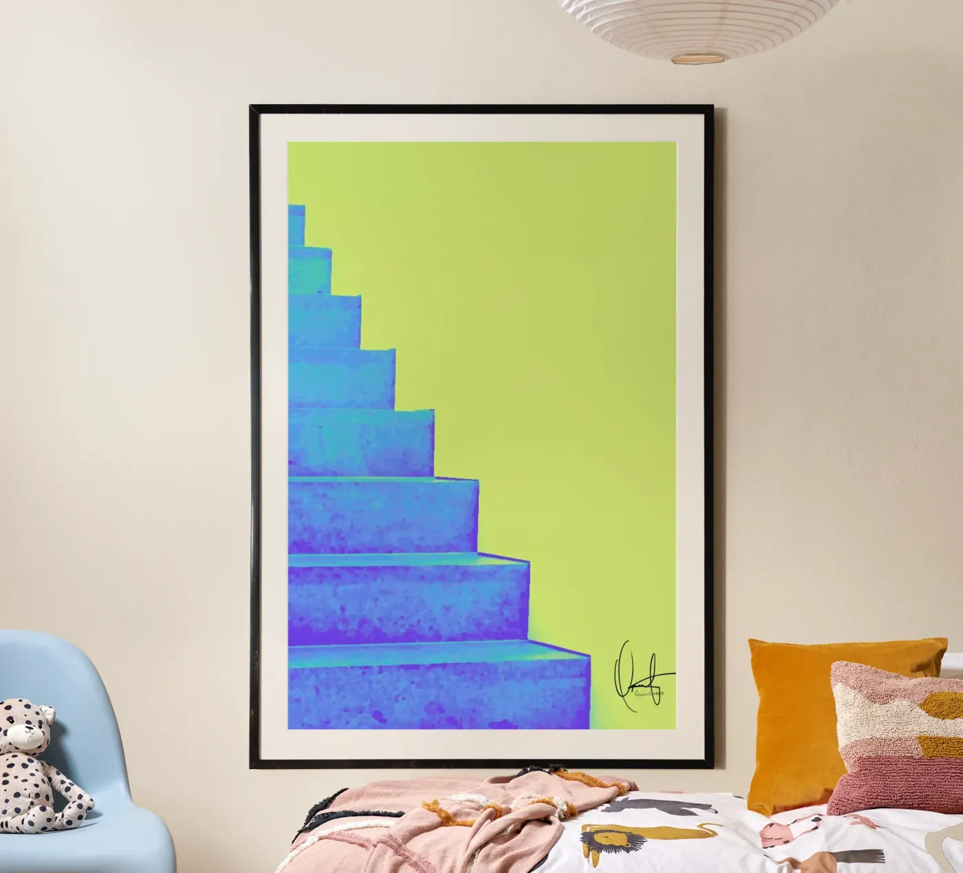 Santorini poster da Xchange Art Studio
