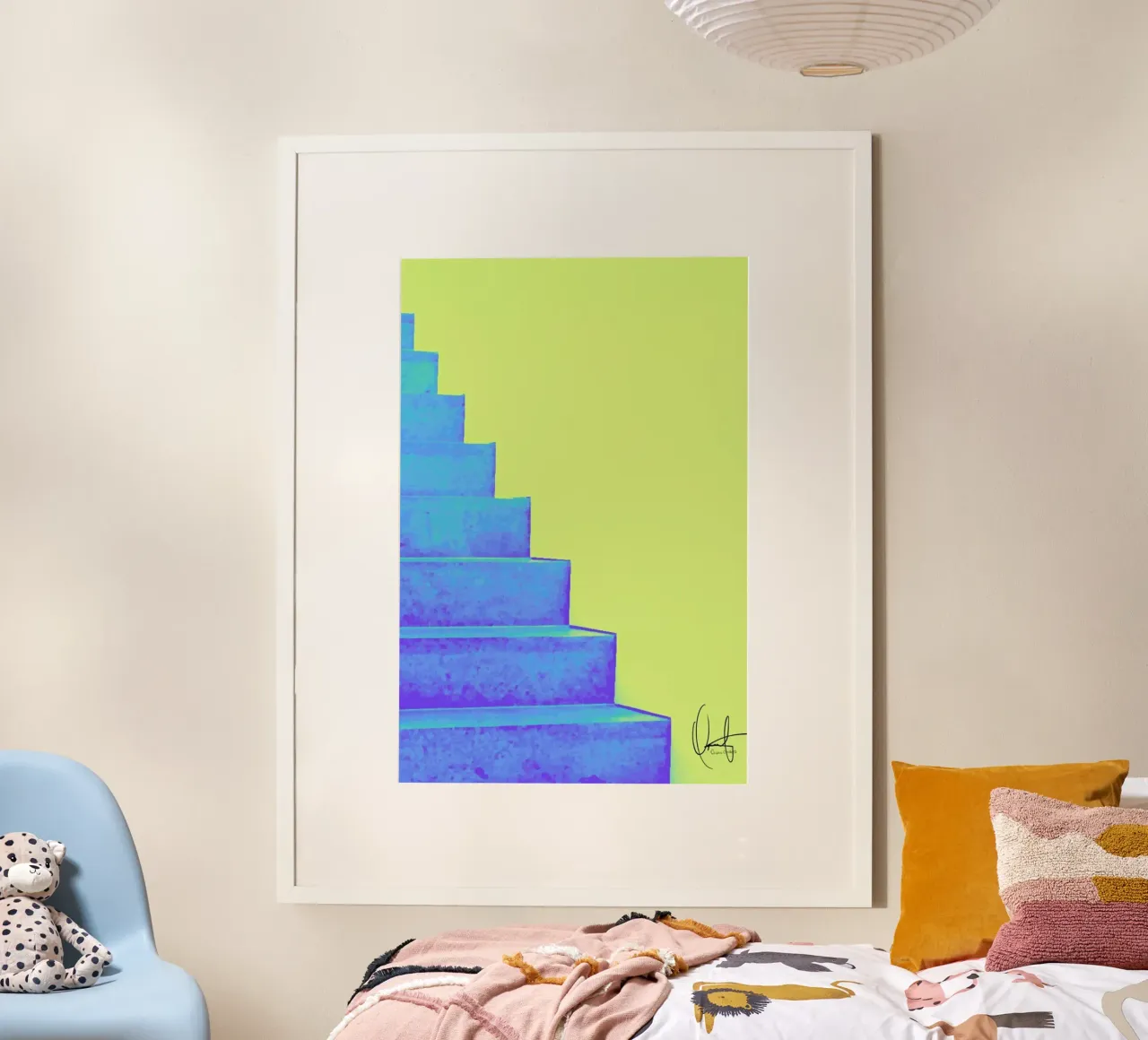 Santorini poster da Xchange Art Studio