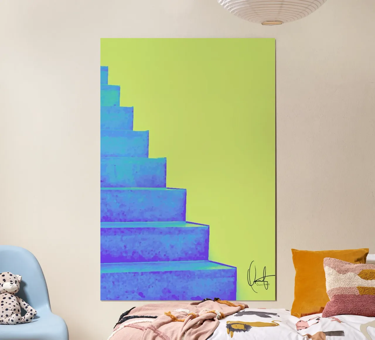 Santorini poster da Xchange Art Studio