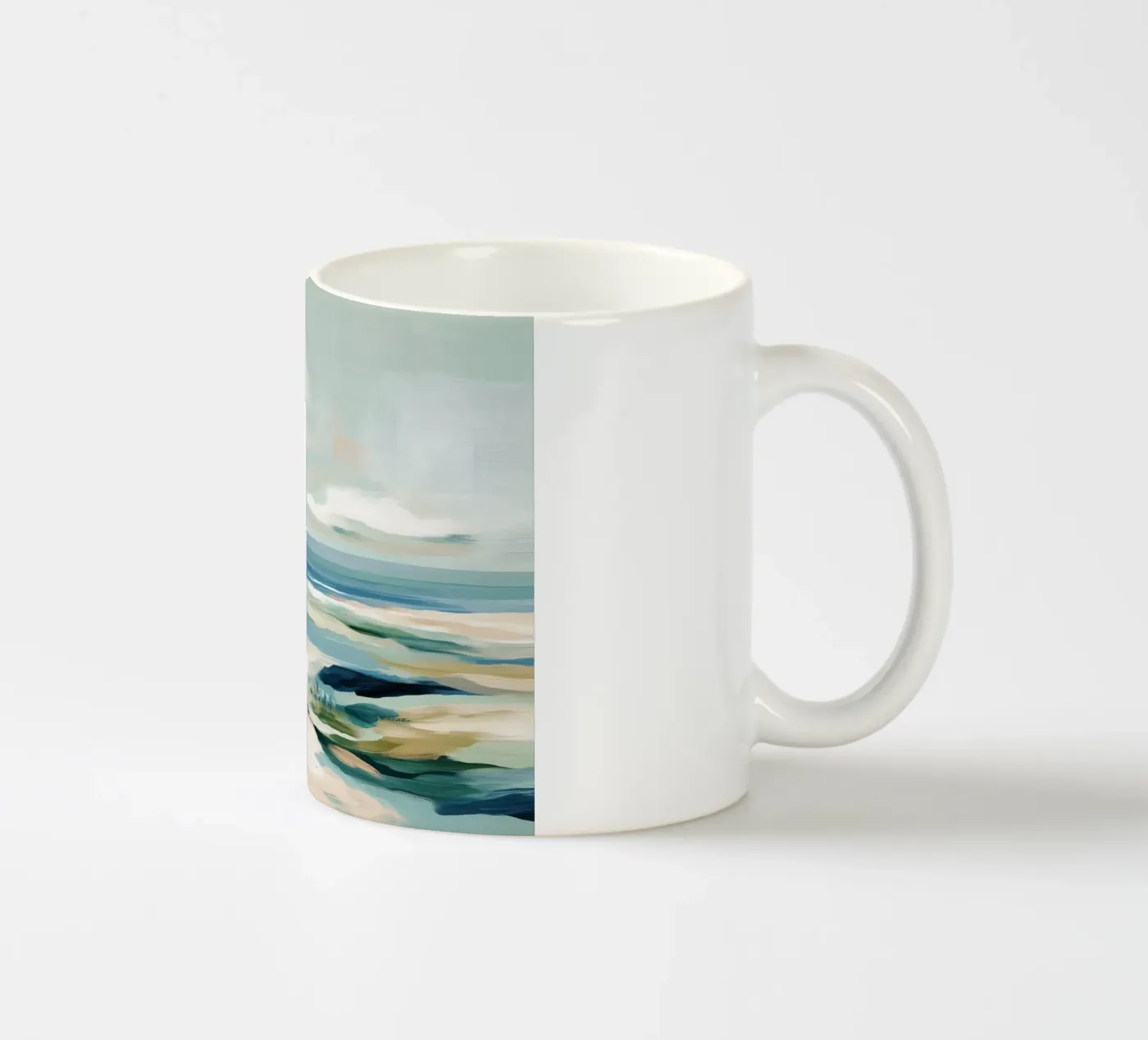 Soft Tides ceramic mug by softsoul