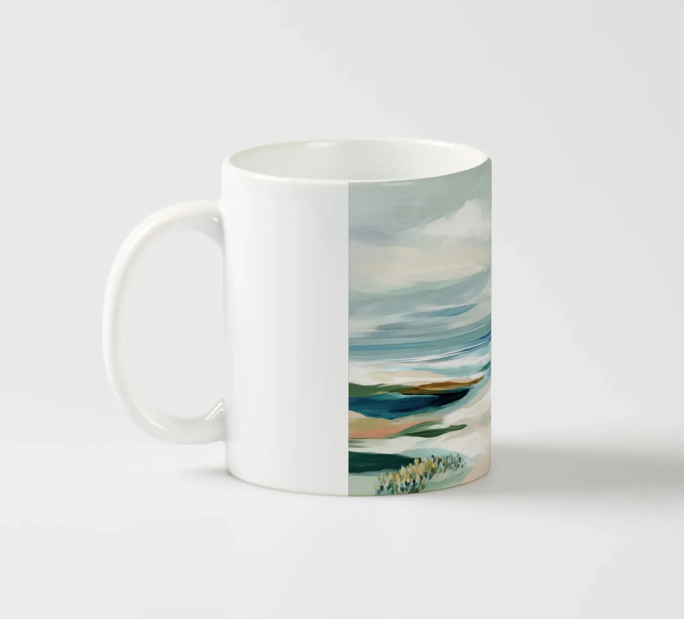 Soft Tides ceramic mug by softsoul