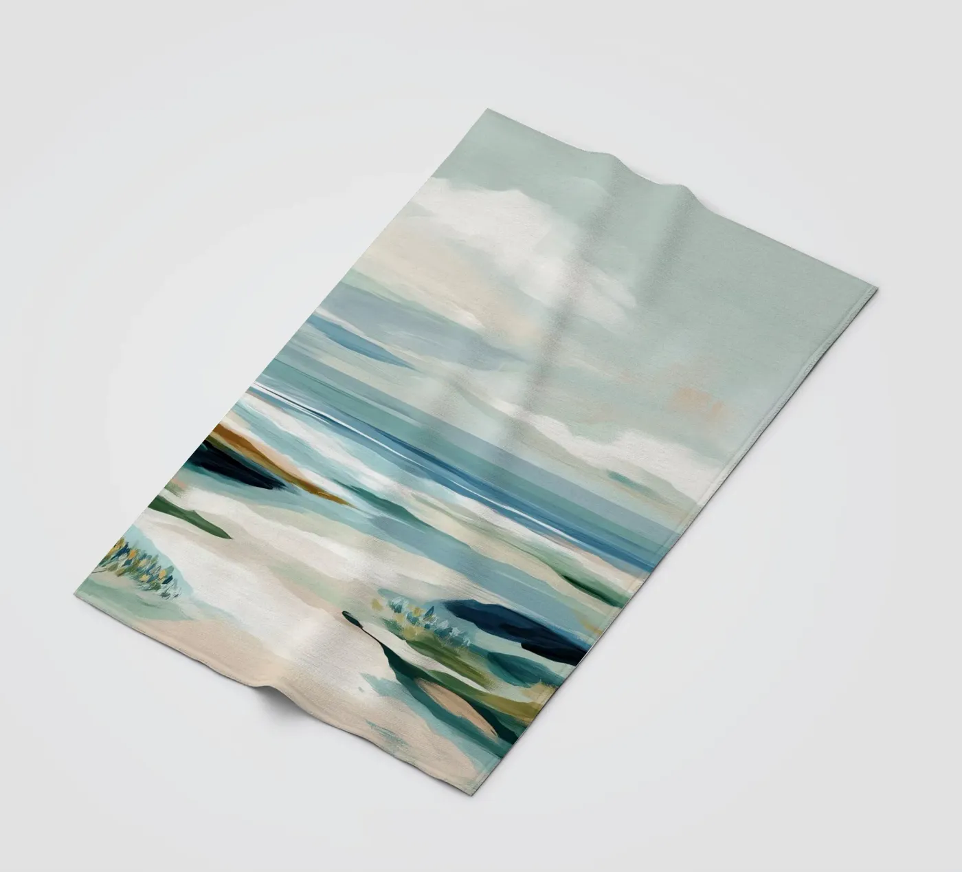 Soft Tides Fleecedecke von softsoul