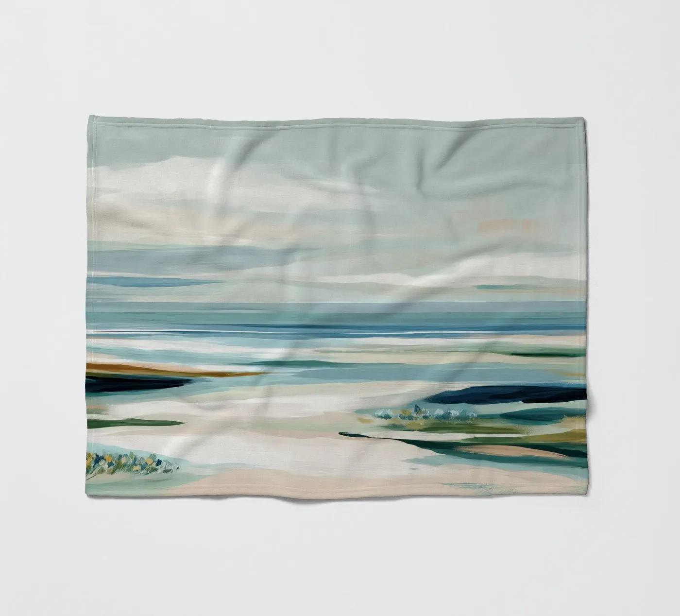 Soft Tides Fleecedecke von softsoul