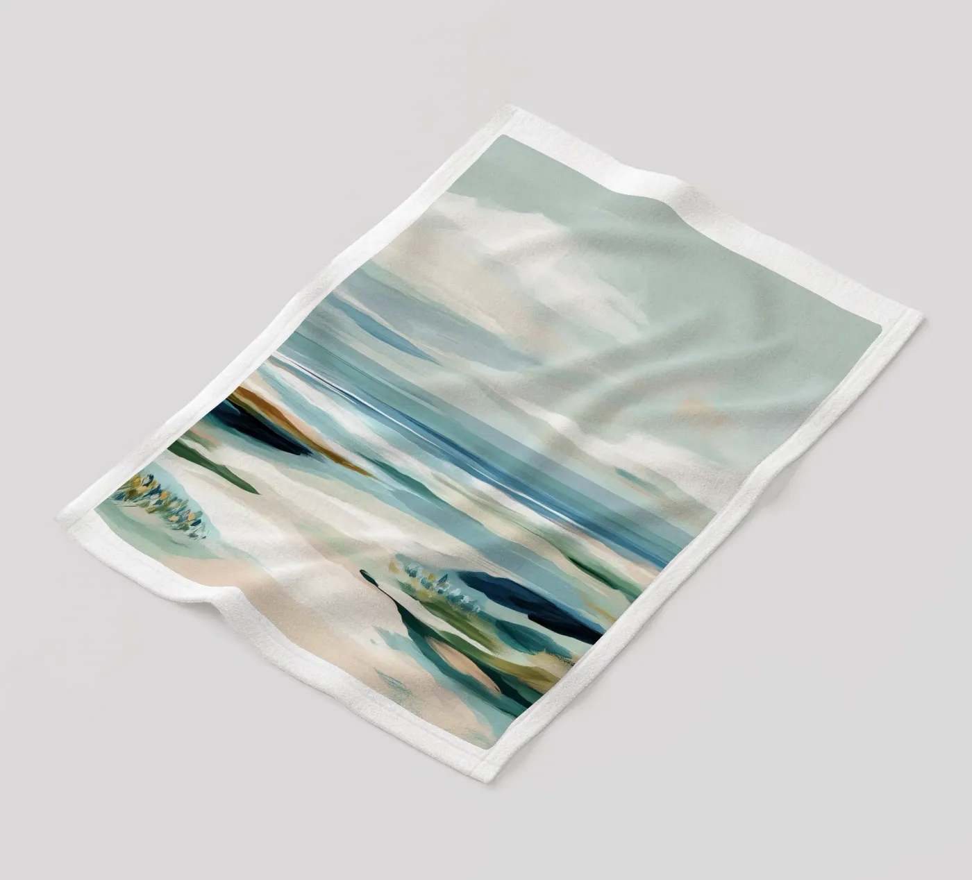 Soft Tides Fleecedecke von softsoul