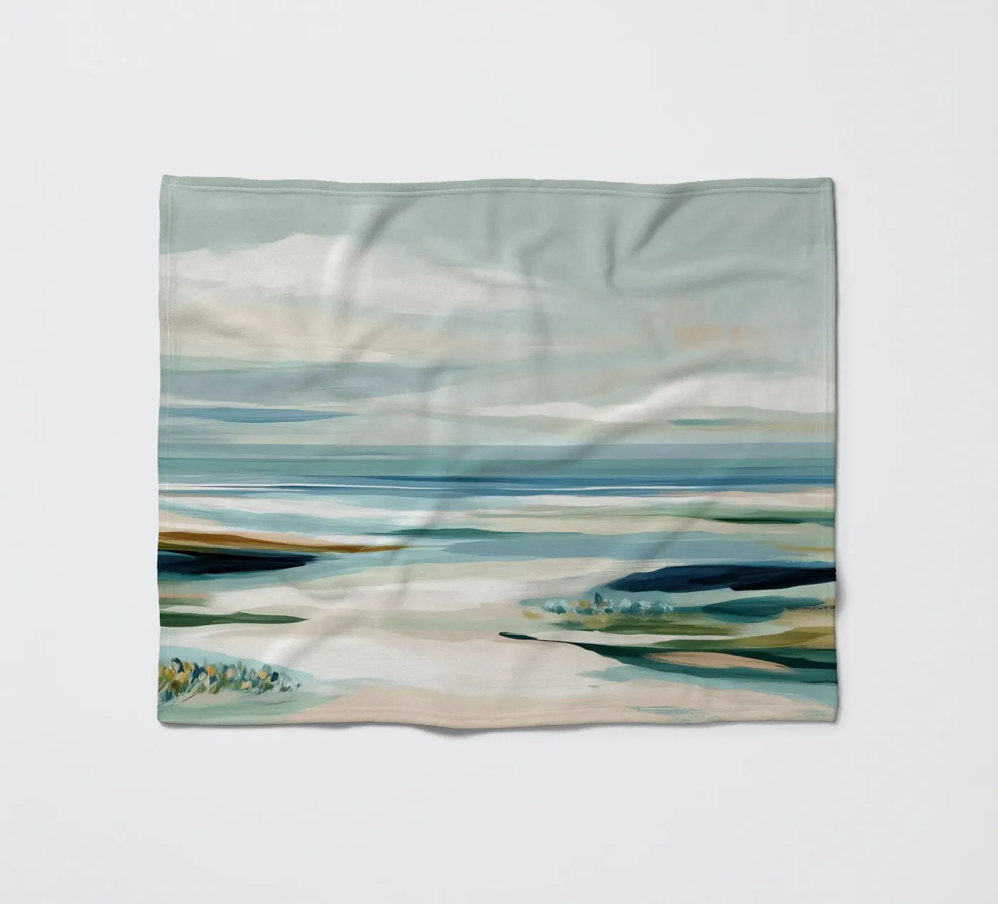 Soft Tides Fleecedecke von softsoul