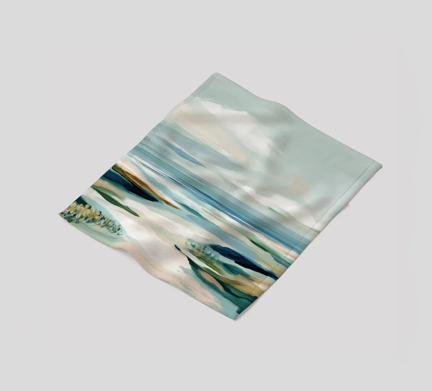 Soft Tides Fleecedecke von softsoul