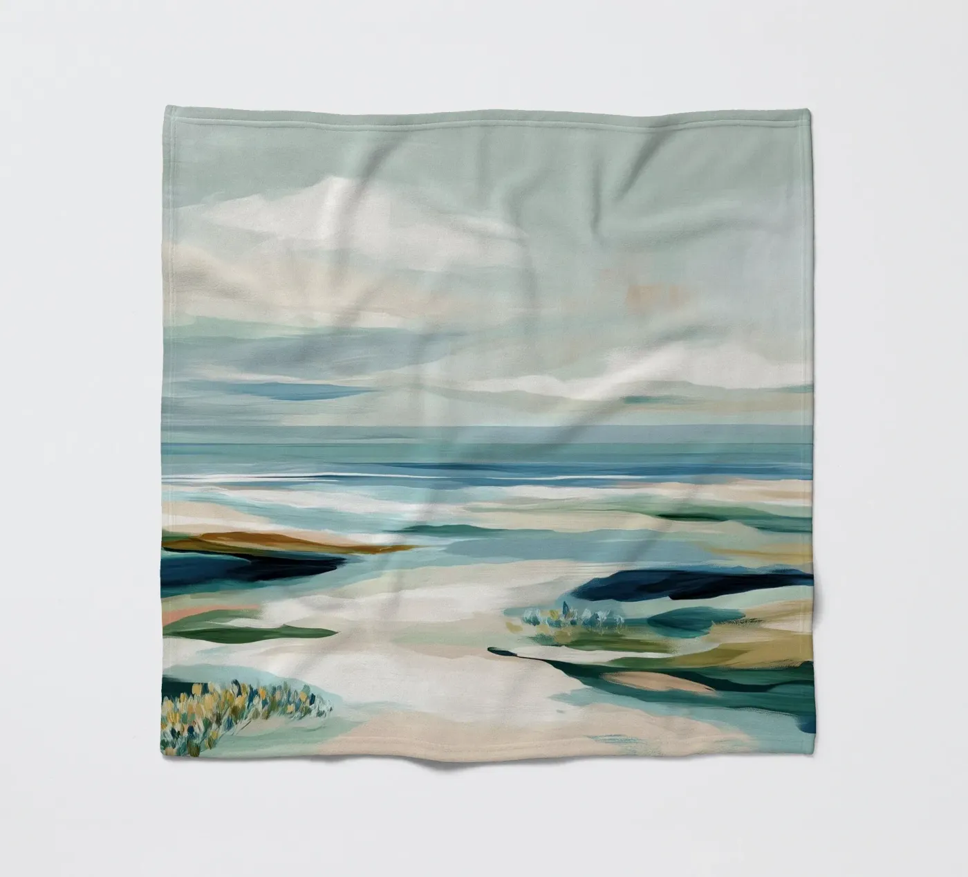 Soft Tides Fleecedecke von softsoul