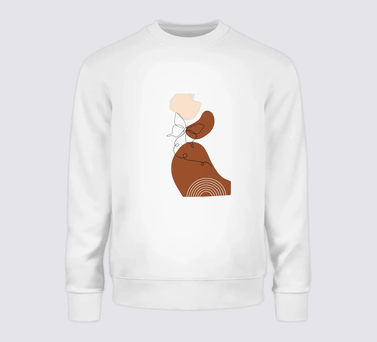 Farfalla minimalista felpa da YSV MINIMALIST