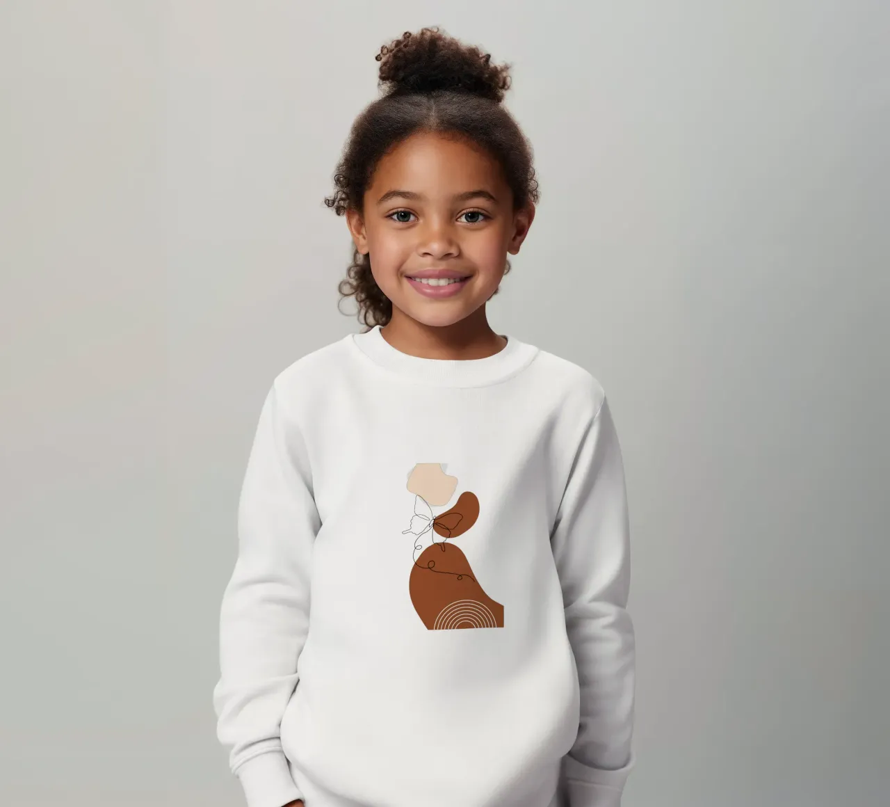 Farfalla minimalista felpa bambino da YSV MINIMALIST