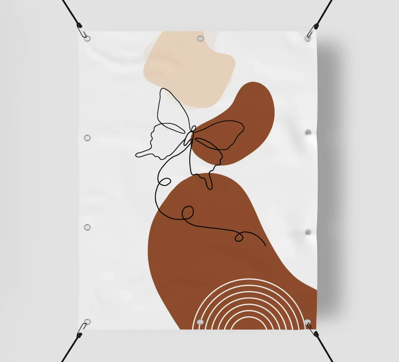Farfalla minimalista telo in pvc da YSV MINIMALIST