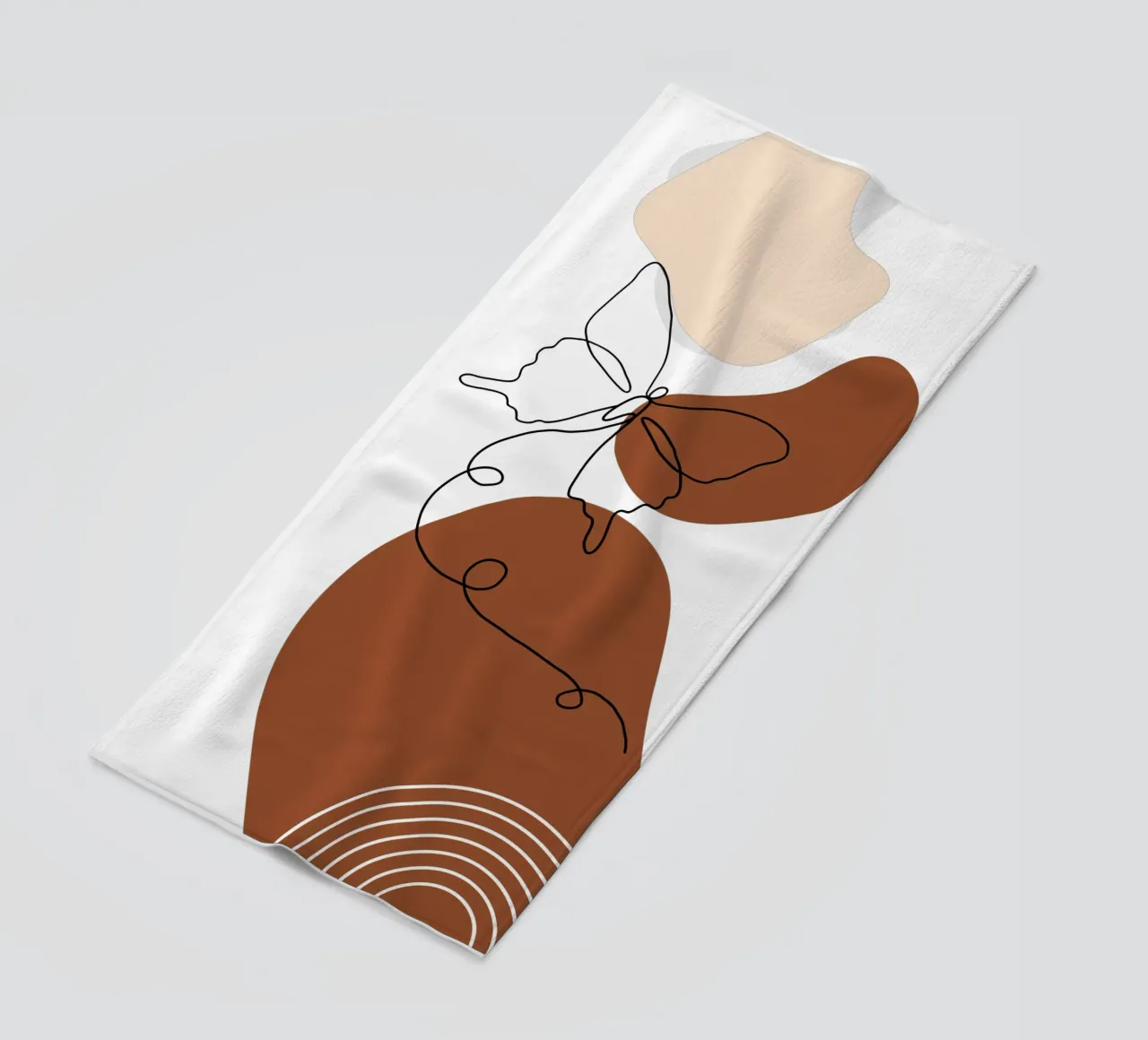 Farfalla minimalista telo mare da YSV MINIMALIST