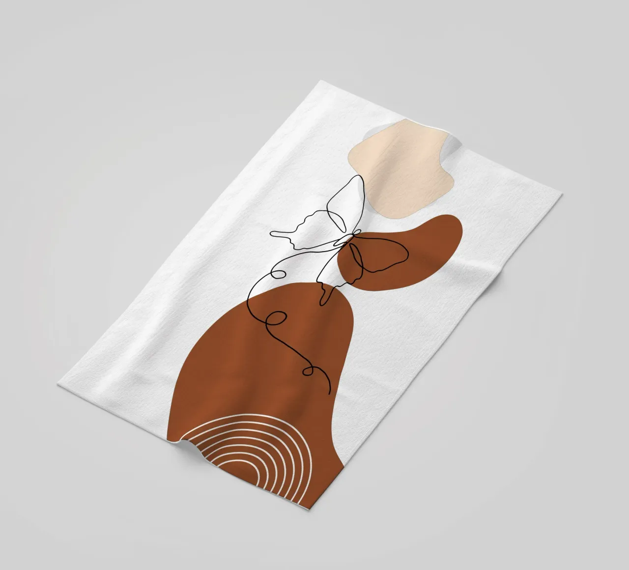 Farfalla minimalista telo mare da YSV MINIMALIST