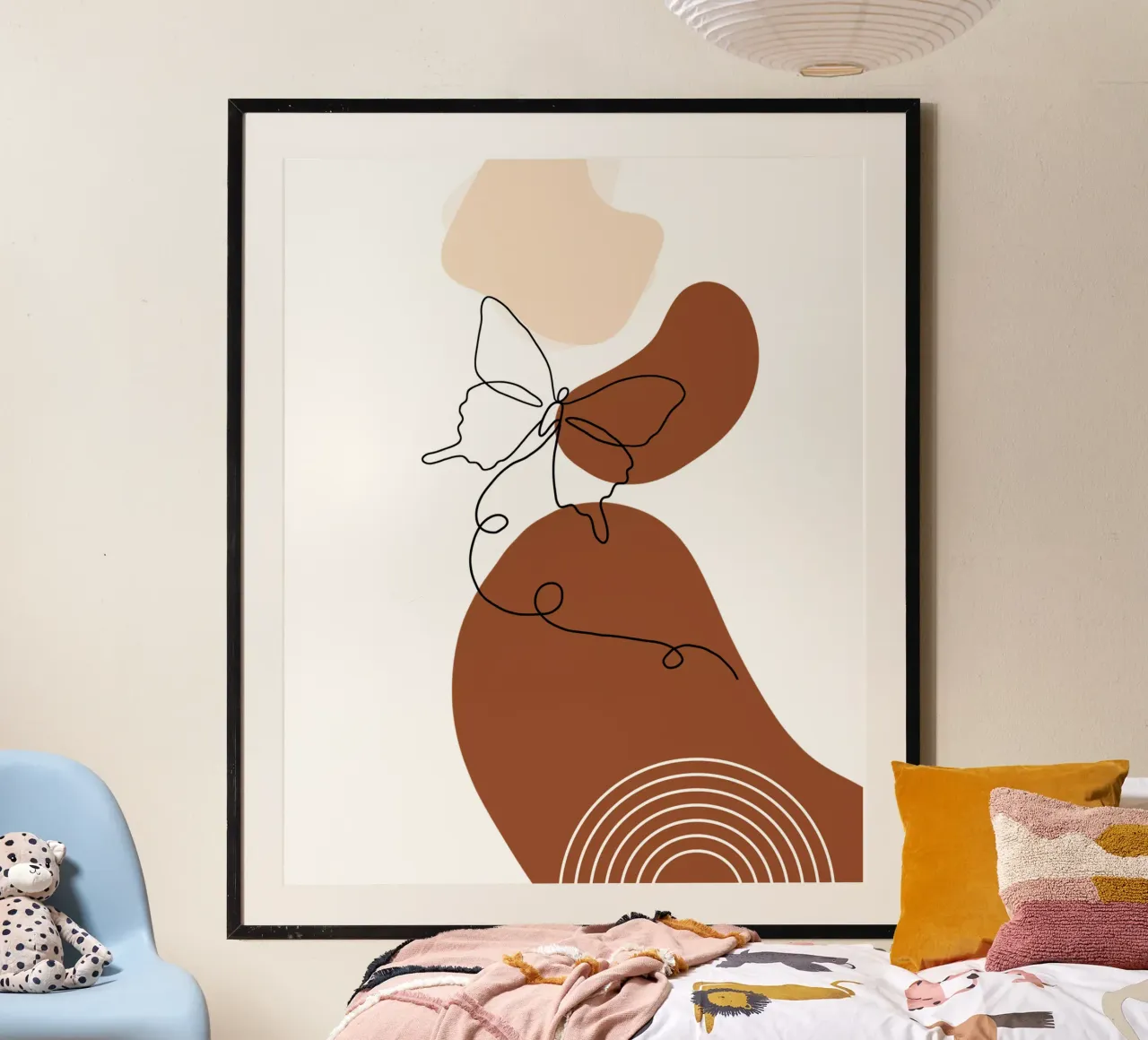 Farfalla minimalista poster da YSV MINIMALIST