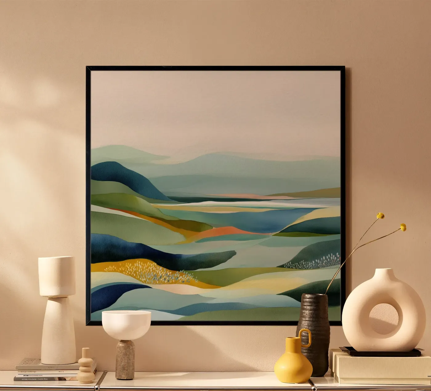 Horizon Study Blue poster da softsoul