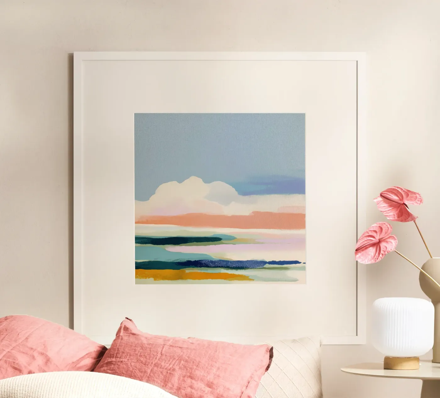 Soft Sky Poster von softsoul