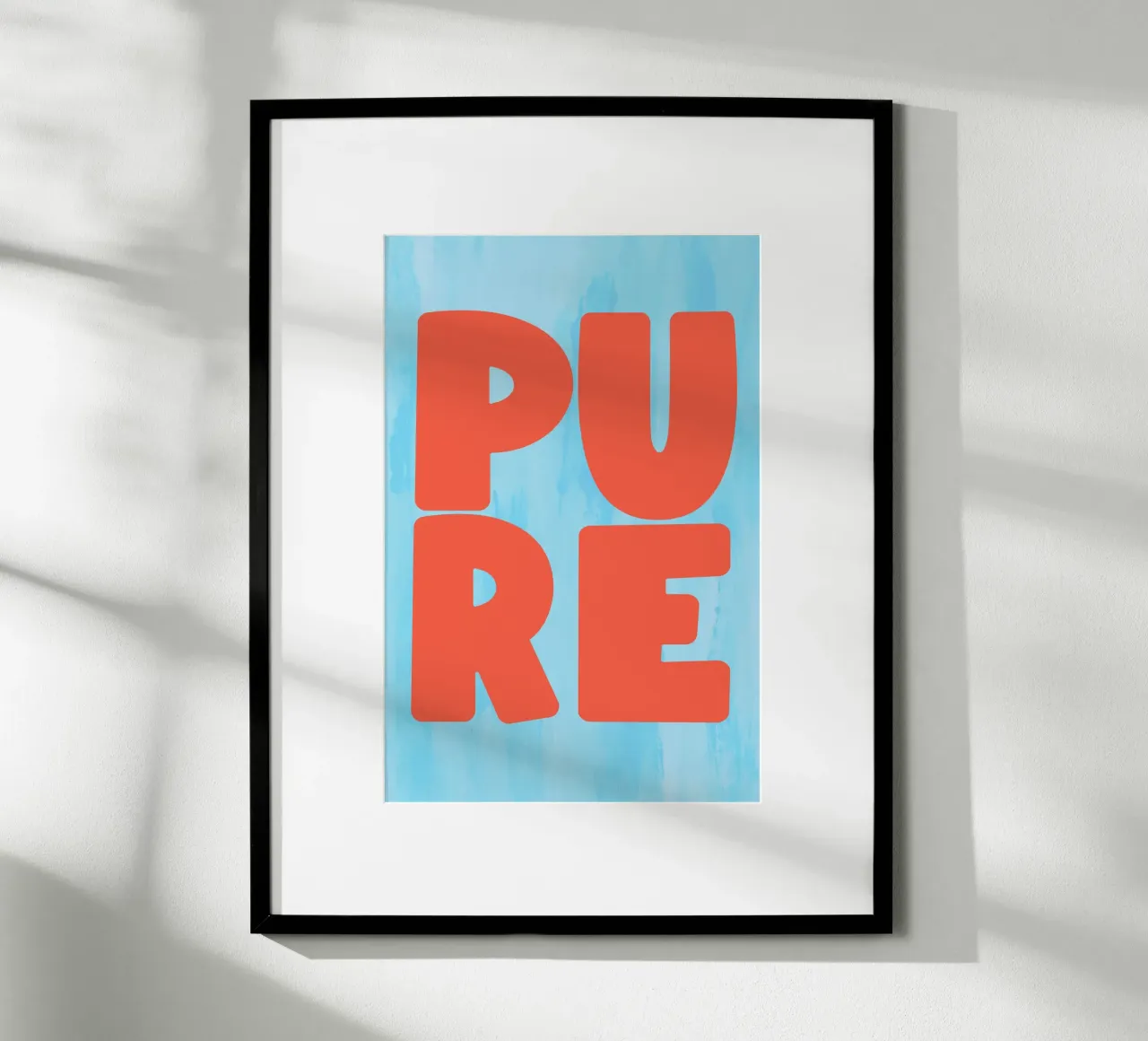 PURE poster da Bold Type Co.