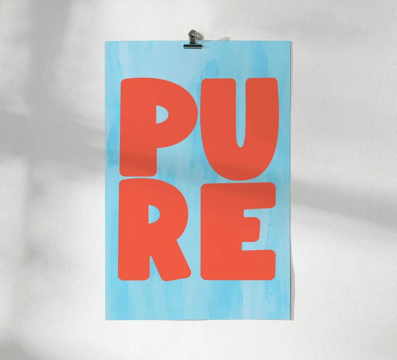 PURE poster da Bold Type Co.