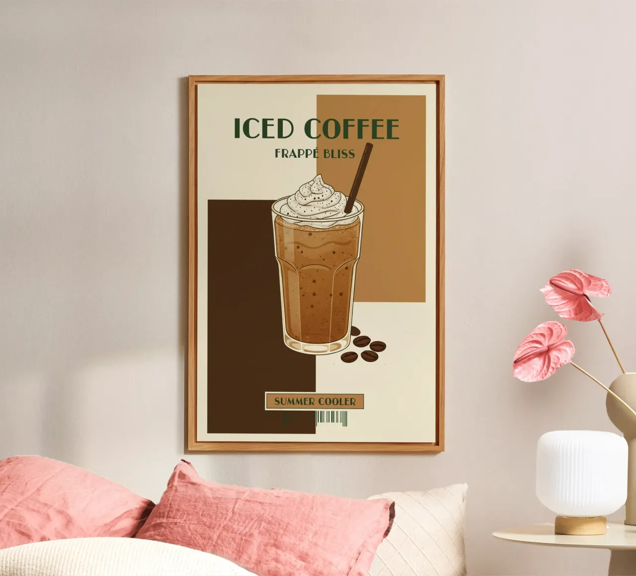 caffè freddo alluminio dibond da Tasty Colors