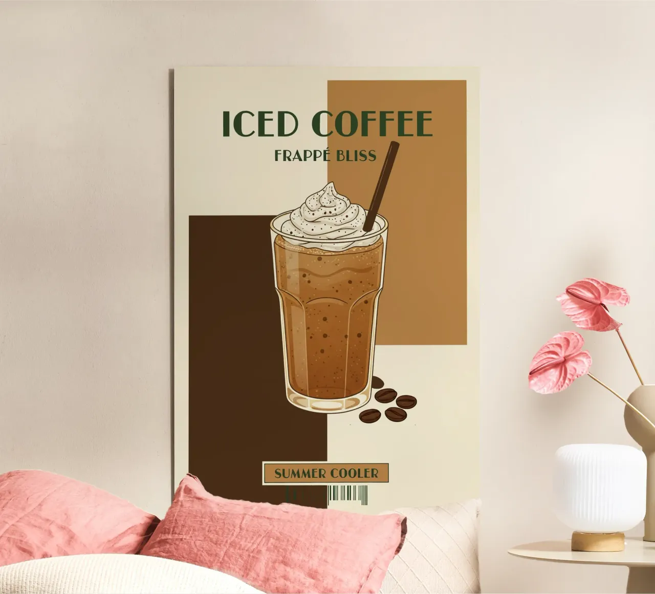 caffè freddo alluminio dibond da Tasty Colors