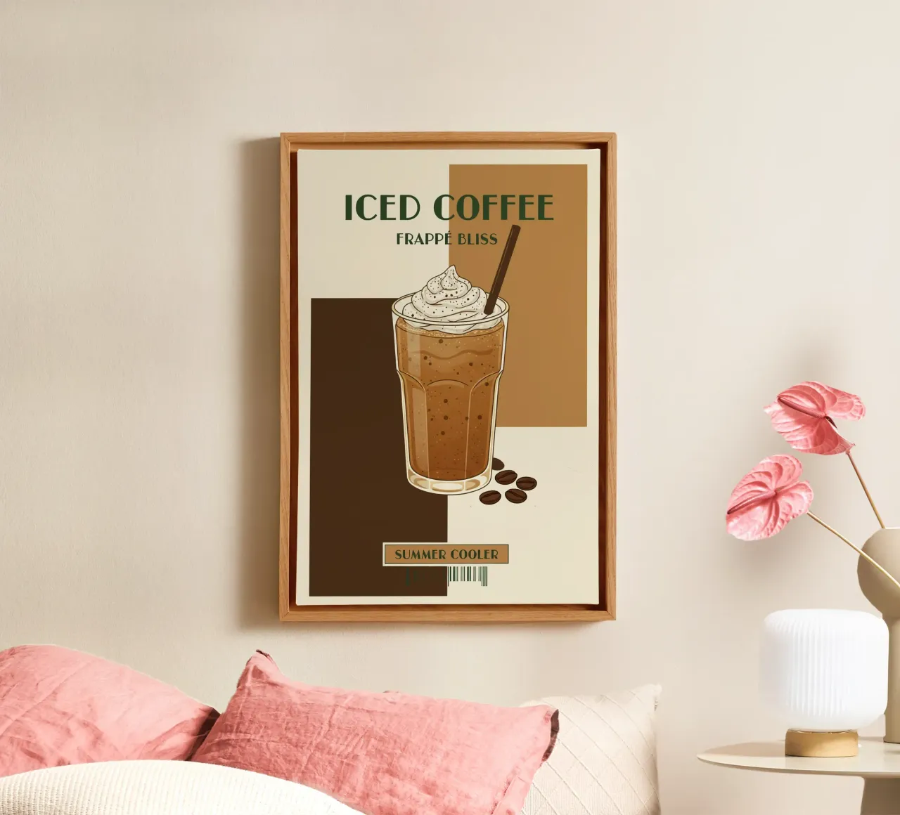 caffè freddo tela da Tasty Colors