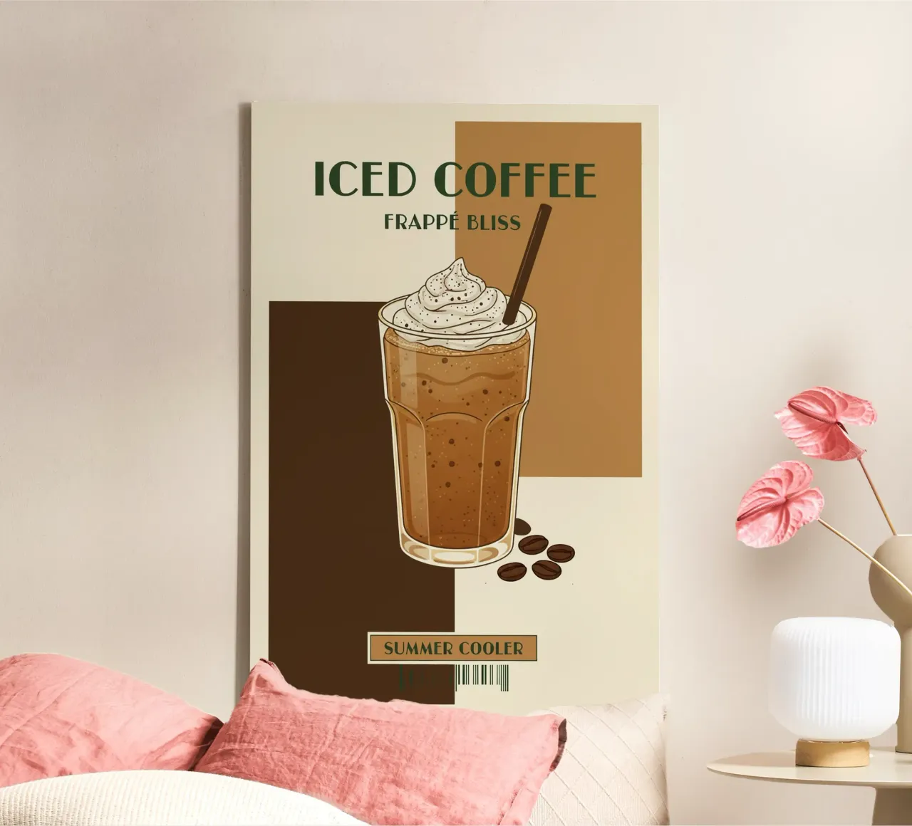 caffè freddo tela da Tasty Colors