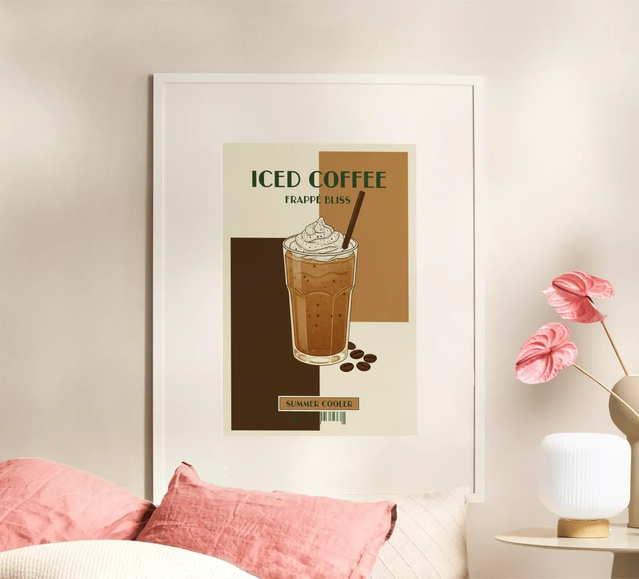 caffè freddo poster da Tasty Colors