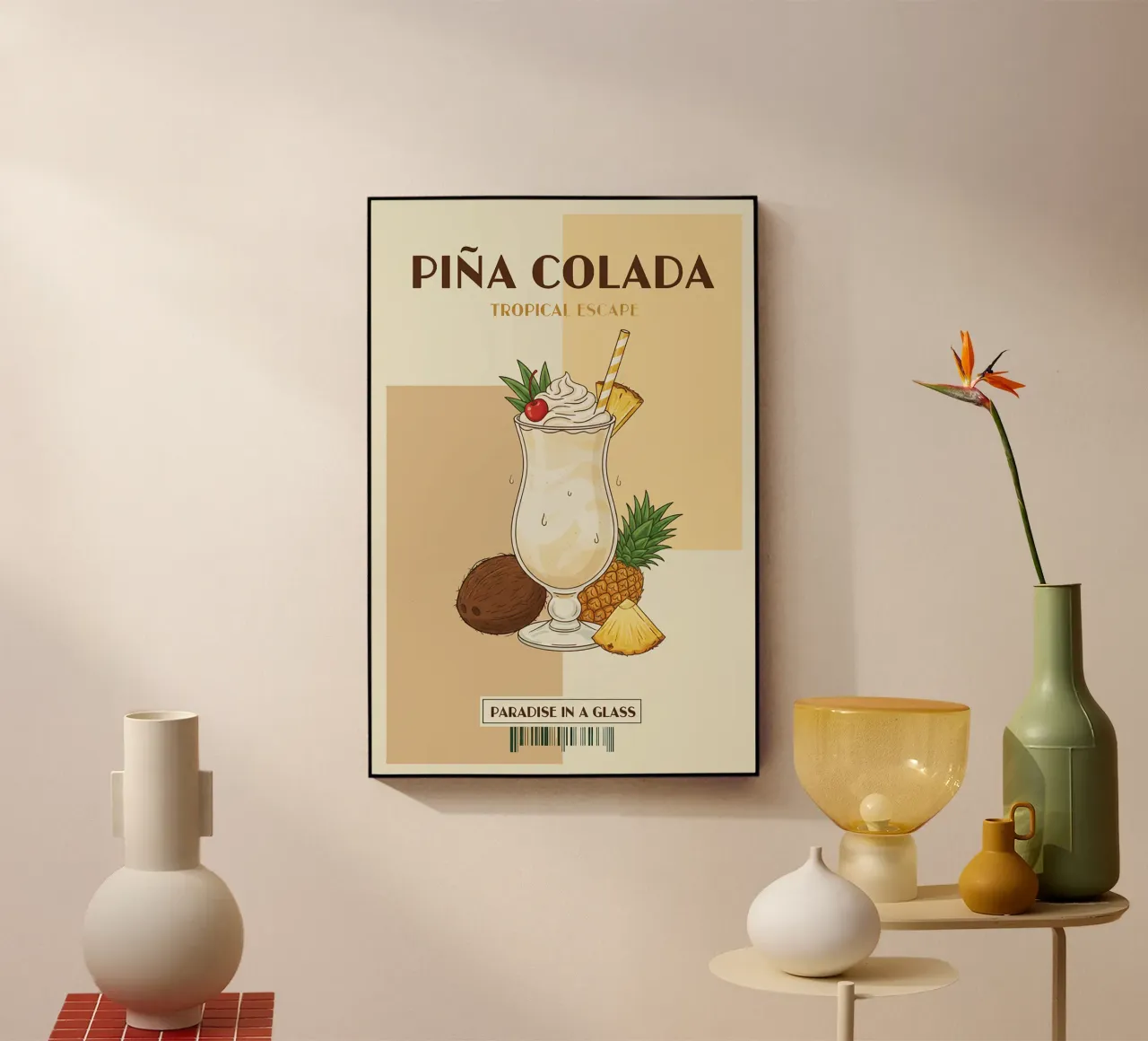 Pina colada plexiglass da Tasty Colors