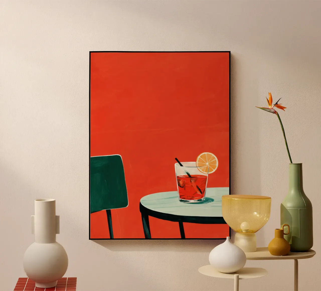 Aperitivo in Red plexiglass da michi