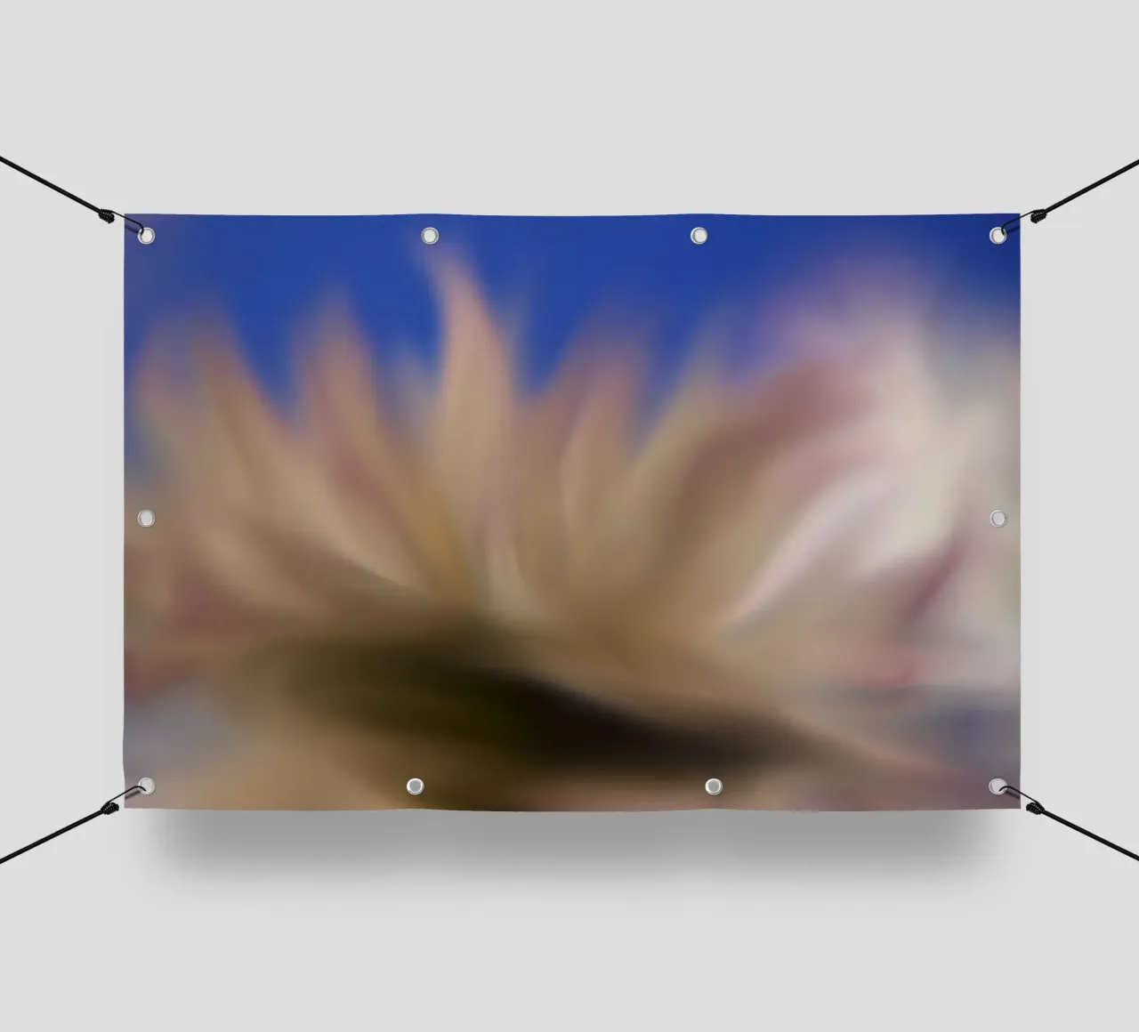 Fiore sfocato artisticamente telo in pvc da Something for you