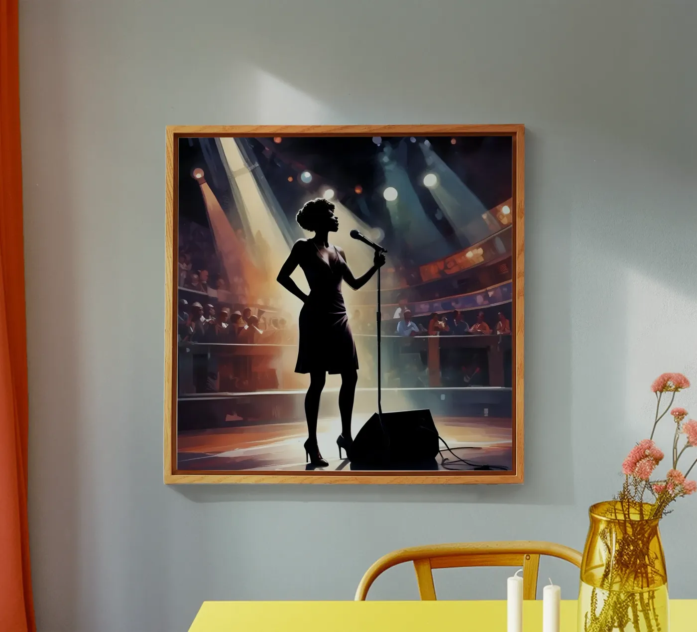Sur scène plexiglas de Piccola Serenata