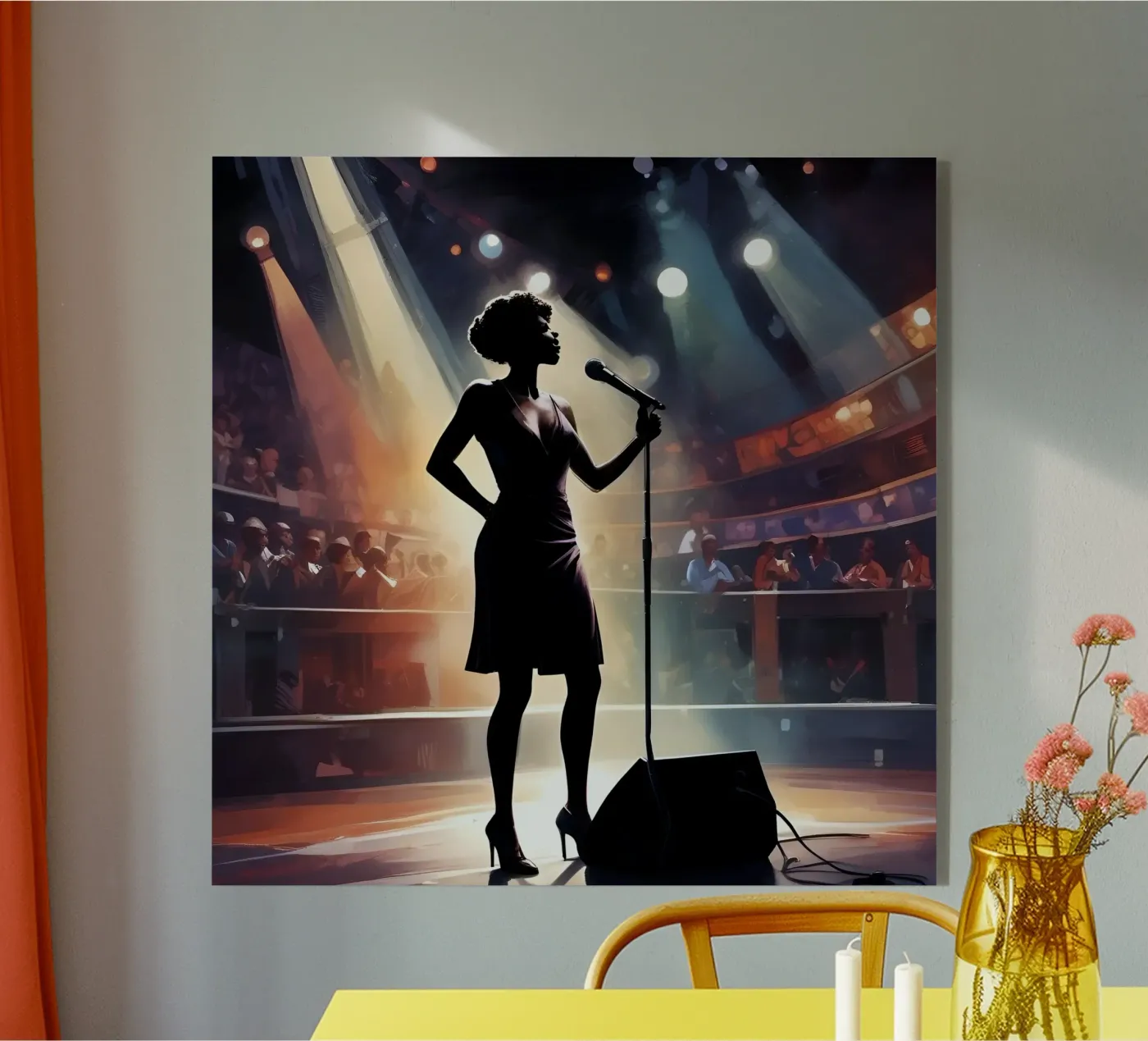 Sur scène plexiglas de Piccola Serenata