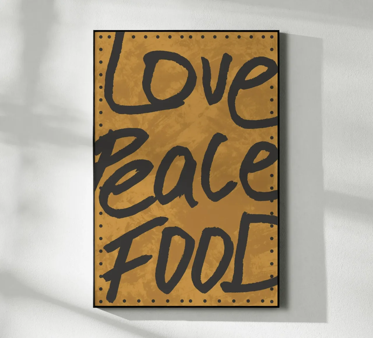 Amore Pace Cibo plexiglass da takumigaja