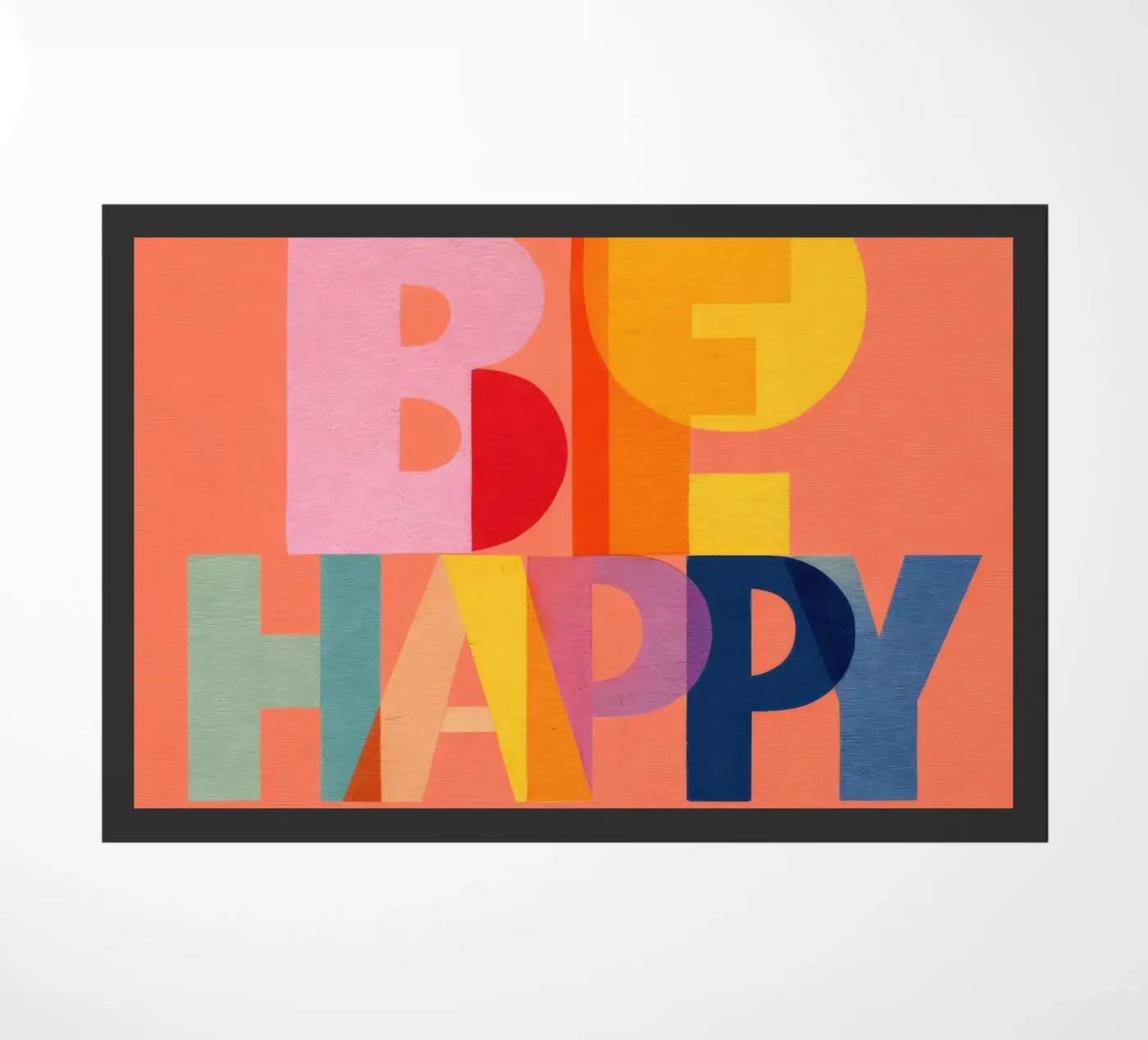 Sei glücklich Fußmatte von Gaite