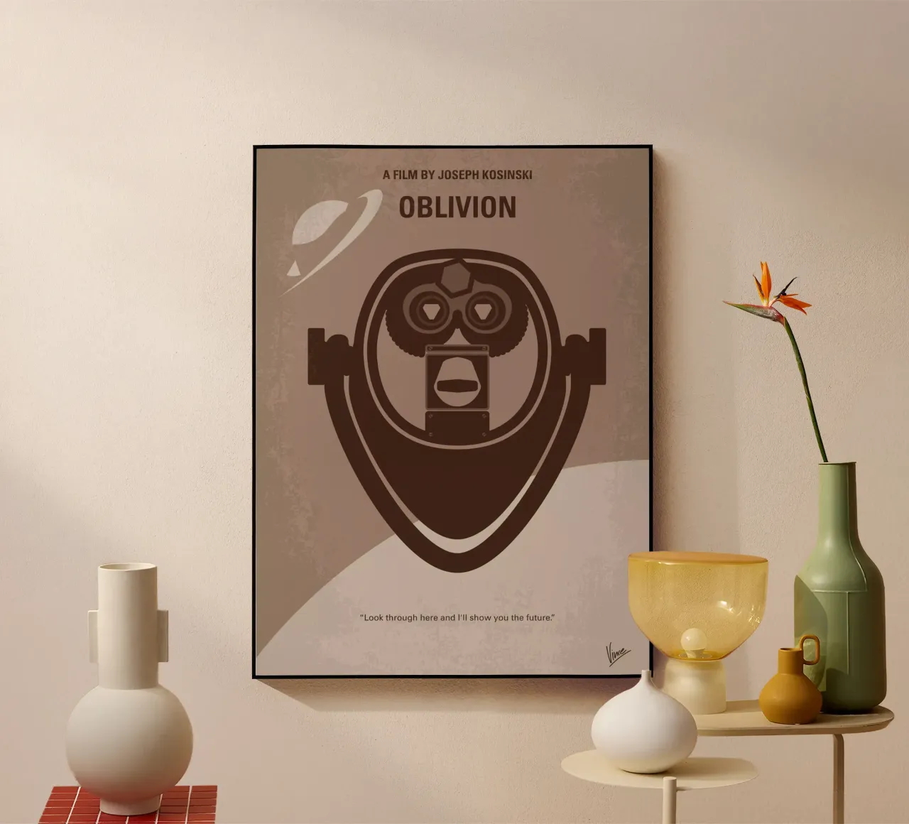 No217 My Oblivion minimal movie poster plexiglass da Chungkong