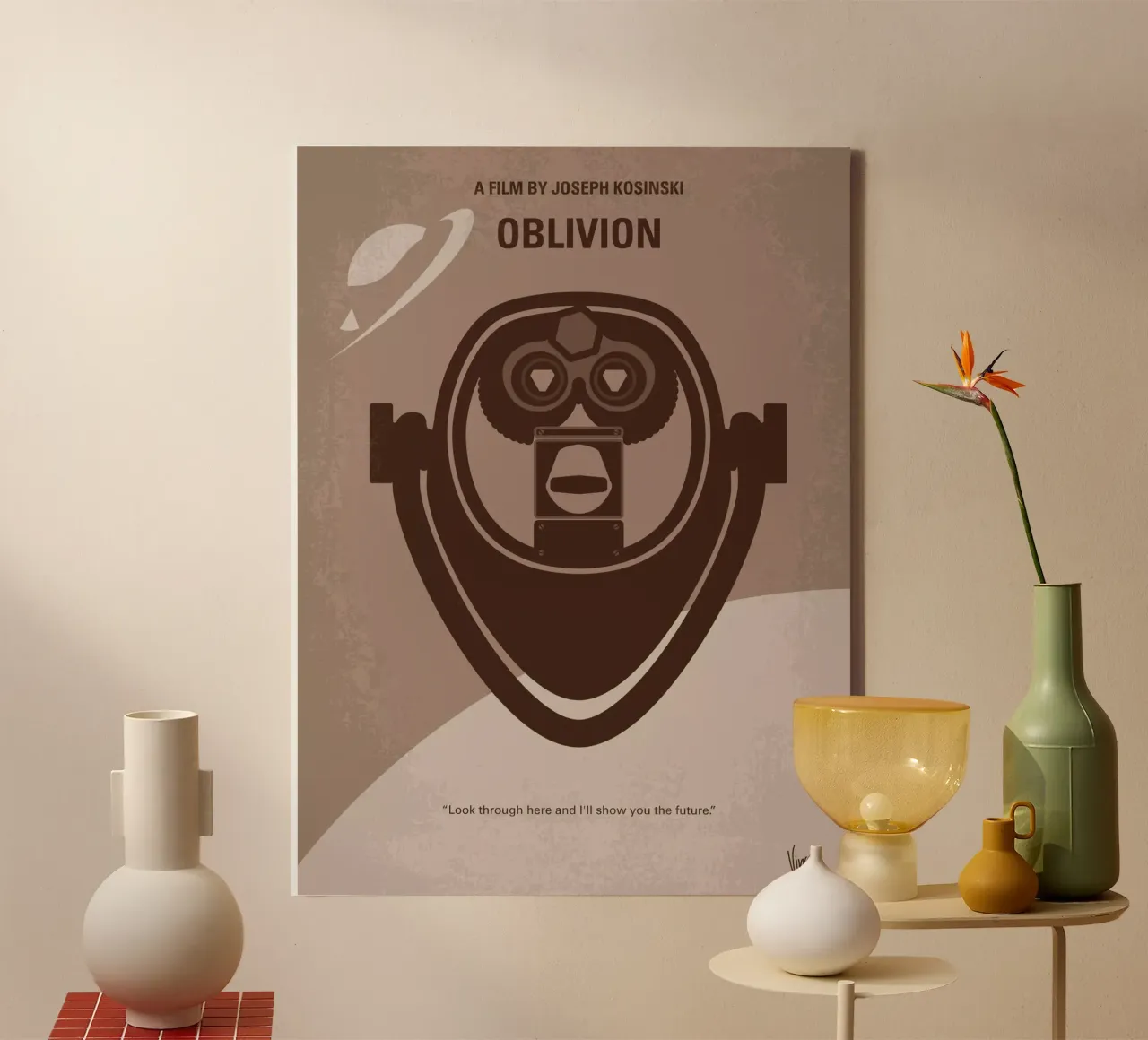 No217 My Oblivion minimal movie poster tela con Cornice a cassetta da Chungkong