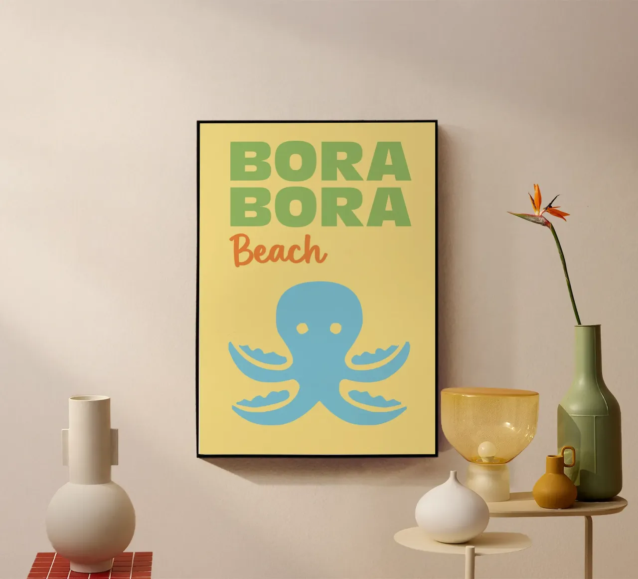 Bora Bora Beach plexiglass da Colorful Homes