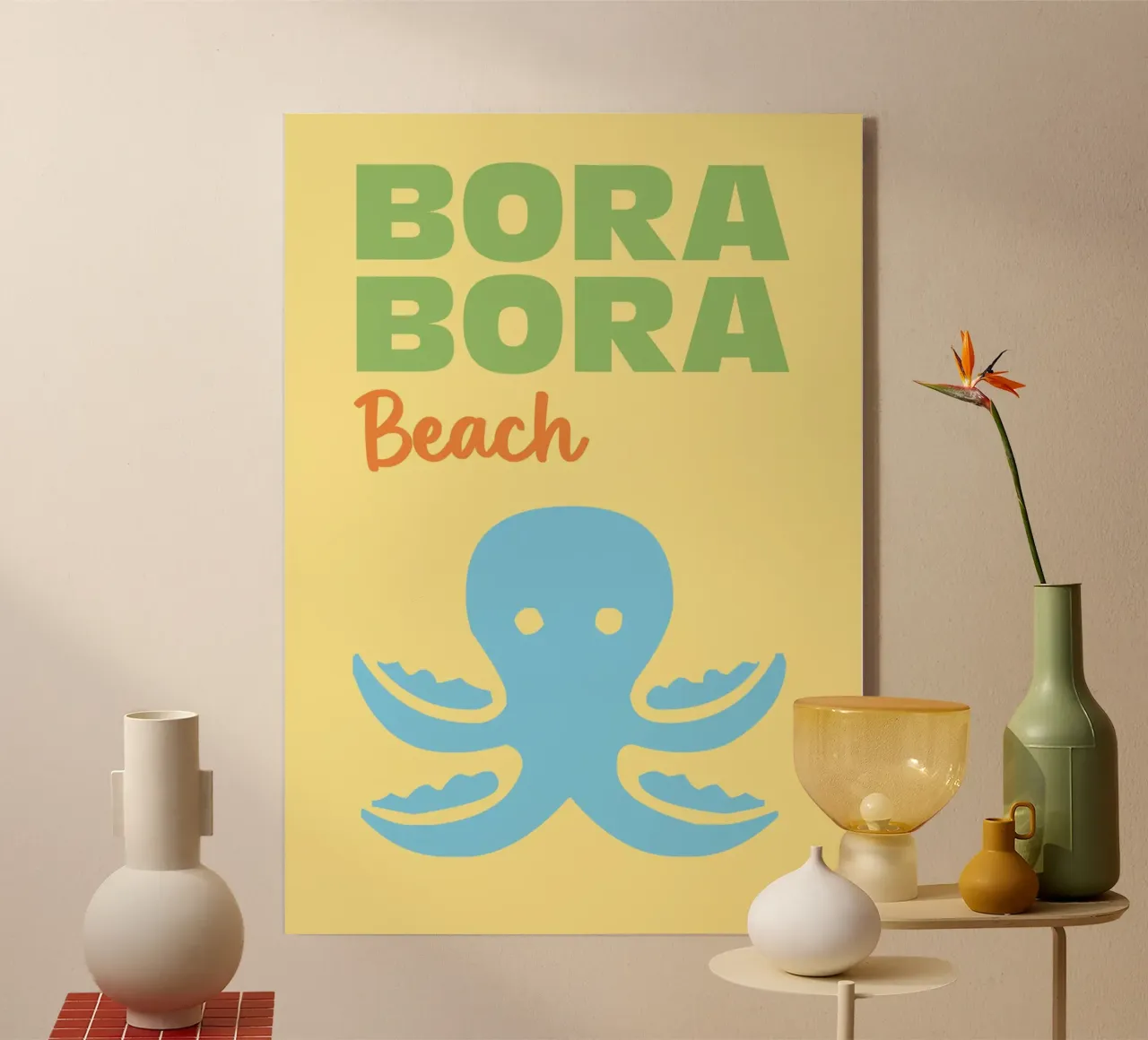 Bora Bora Beach plexiglass da Colorful Homes