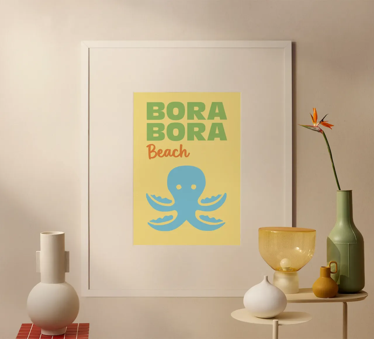 Bora Bora Beach poster da Colorful Homes