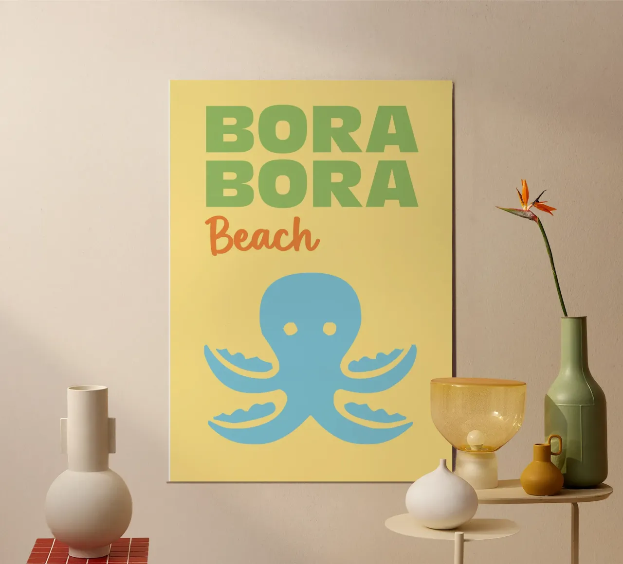 Bora Bora Beach poster da Colorful Homes