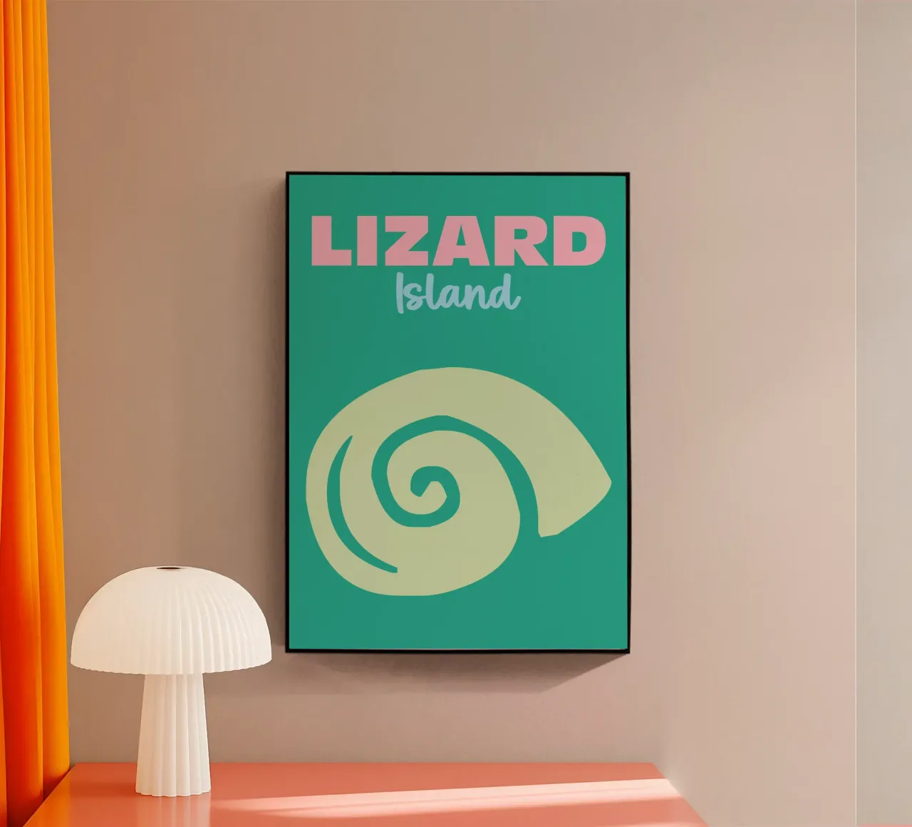 Lizard Island plexiglass da Colorful Homes