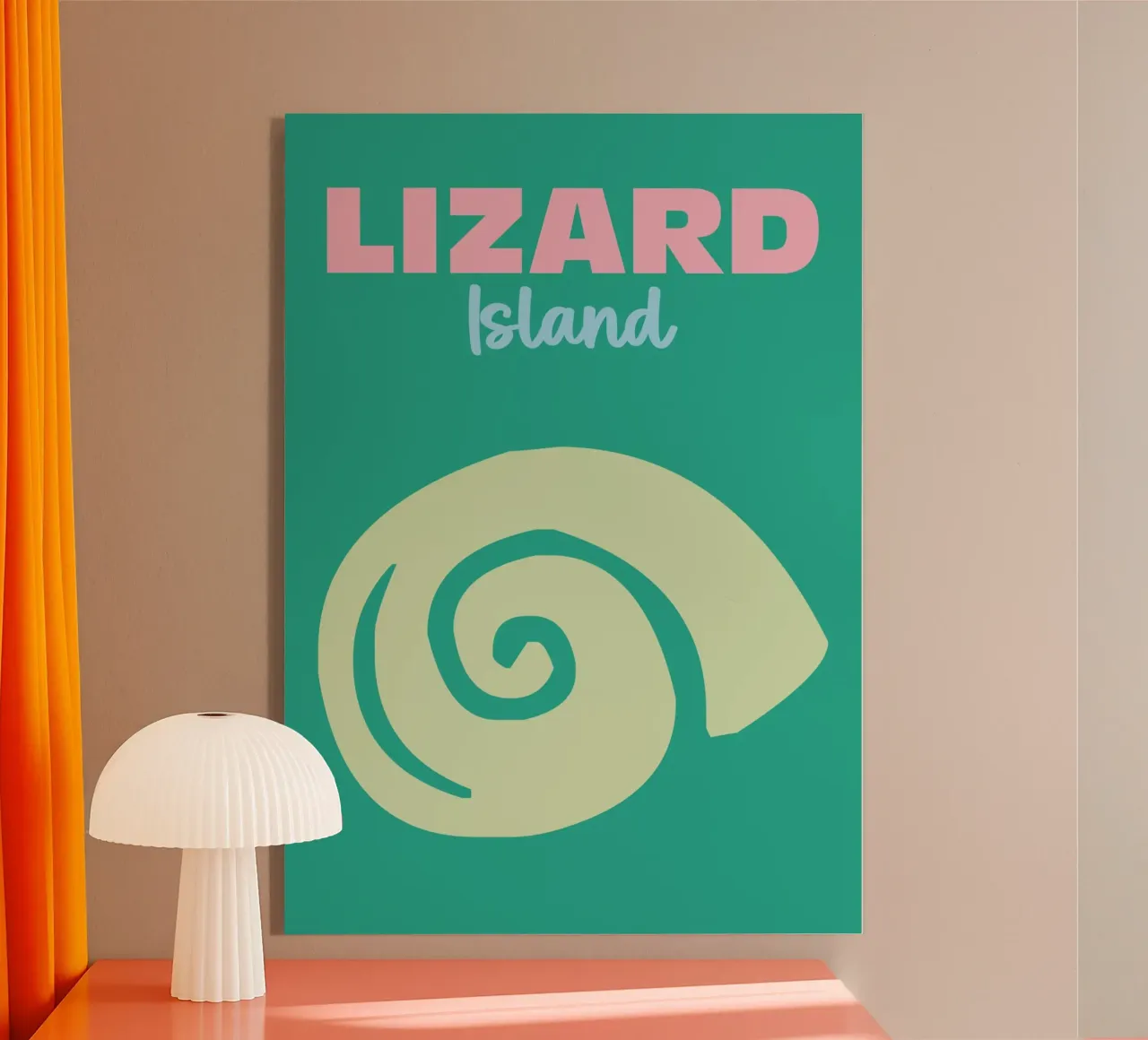 Lizard Island plexiglass da Colorful Homes