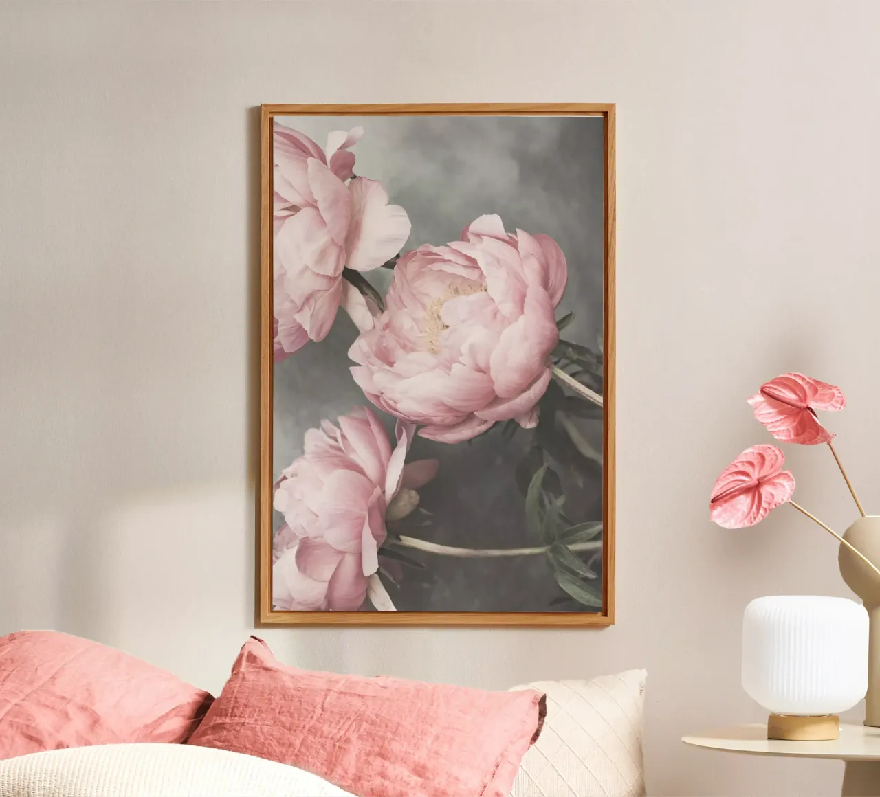 Peonie I alluminio dibond da Kathrin Pienaar