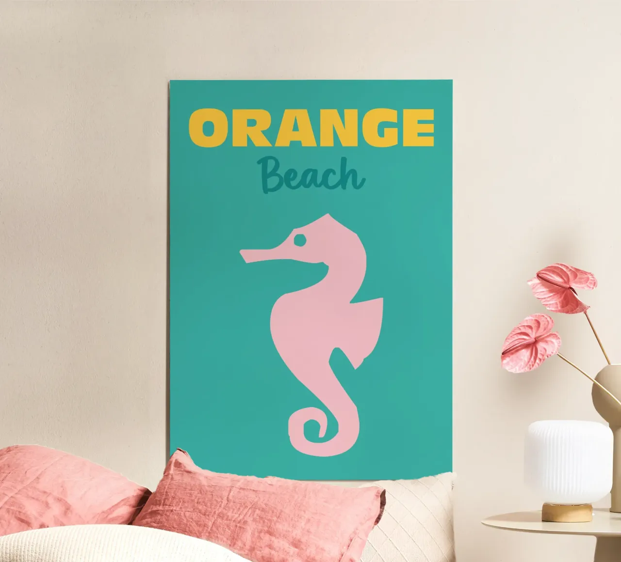 Orange Beach poster da Colorful Homes